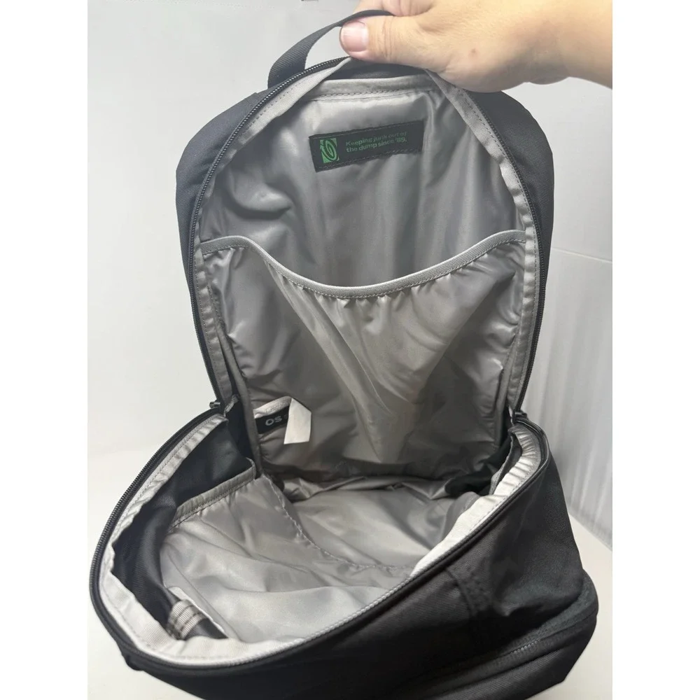 Timbuk2 Parkside Eco Black Backpack 3840-3 Company‎ Logo Bag